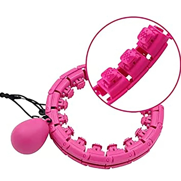 Weighted Smart Hula Hoop 2 in 1 for Abdomen Fitness and Weight Loss - Picture 3 of 10